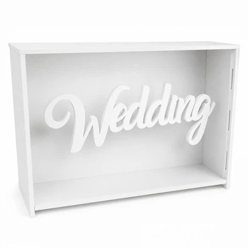 Декоративна весільна скринька для грошей "Pearl Wedding" 27×21×20 см (SDG-113)