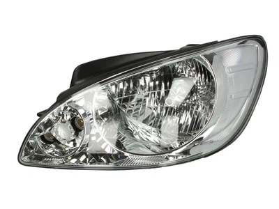 Фара передняя Hyundai Getz 2005-2010, левая H4, электрическая регулировка, с моторчиком, Depo, 221-1141L-LD-EM