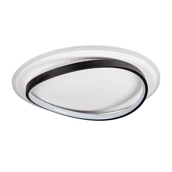 Потолочная декоративная светодиодная LED люстра 50 W Черная (26181)