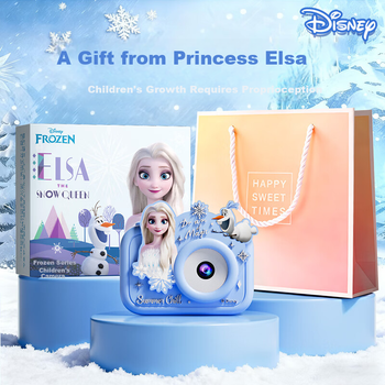Игрушечный цифровой фотоаппарат Disney для детей, моментальная фотокамера с ПЗС-матрицей, подарок для мальчиков и девочек на день рождения и Новый год.