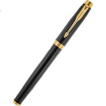 Ручка перьевая PARKER IM Black Gold Era, подарочная коробка