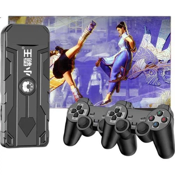 Игровая консоль Xiaobawang PSP, домашний аркадный автомат, беспроводной джойстик, файтинг для двух игроков, домашняя консоль, классическая ностальгическая игровая приставка FC, D104pro-A