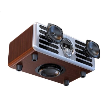 SANSUI N20 Високоякісний бездротовий Bluetooth-колонка, сабвуфер для домашнього використання, міні-колонка HiFi для робочого столу, колонка з вставною картою, потужний настільний аудіопідсилювач для комп'ютера, універсальний пристрій, без мікрофона