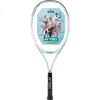 Теннисная ракетка YONEX ELITE, для начинающих, серо-синяя, со струной
