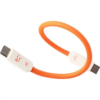 Кабель Candysign USB Type-C - USB Type-C USB4 Thunderbolt 4 240 Вт 8K 38 см Black