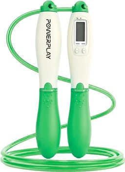 Скакалка со счетчиком PowerPlay 4216 Jump Rope 2.8 м зеленая (PP_4216_Green)