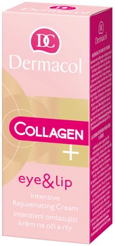 Крем для век и губ Dermacol Collagen Plus омолаживающий интенсивный 15 мл (8595003110372)