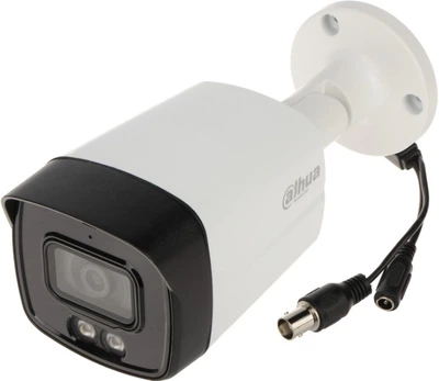 Камера видеонаблюдения Dahua HAC-HFW1200TLM-IL-A-0280B-S6 Smart Dual Illumination 2.1 Мп Full HD AHD/HD-CVI/HD-TVI/CVBS 2.8 мм с микрофоном