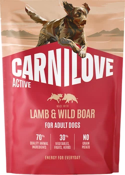 Сухой корм для собак Carnilove Active Lamb & Wild Boar ягненок и дикий кабан 1.5 кг (8595602581108)