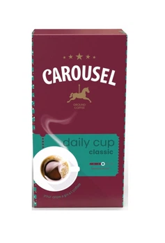 Кава мелена Carousel Daily Cup Classic Ground Coffee Medium Roast Карусел суміш Арабіка та Робусти Пачка 500г
