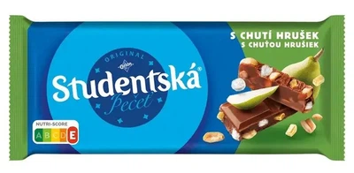 Шоколад Orion Studentska z Chuti Hrusek Оріон Студентска молочний із Грушею плитка 170г
