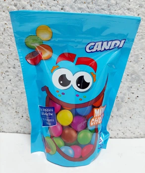 Шоколадне Драже в різнокольоровій Глазурі Candi Mimi Choco Кенді цукерки Мімі ЗІП пакет 230г
