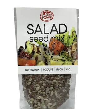 Насіння Мікс для Салатів Food line Salad Seed Mix Фуд лайн Сухе несмажене Пакет 150г