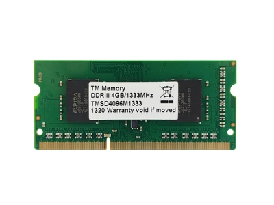 Оперативная память для ноутбука SODIMM Elpida TM DDR3 4Gb 1333MHz PC3-10600S (TMSD4096M1333) 14872 Б/У