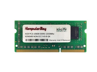 Оперативна пам'ять для ноутбука SODIMM KomphuterBay DDR3 4Gb 1333MHz PC3-10600S Б/У