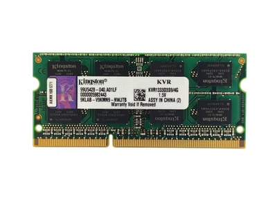 Оперативна пам'ять для ноутбука SODIMM Kingston DDR3 4Gb 1333 MHz PC3-10600S (KVR1333D3S9/4G) 14824 Б/У