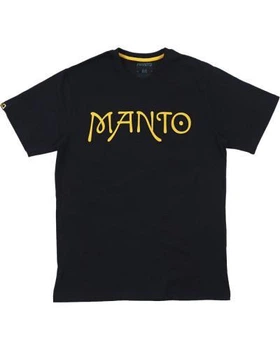 Мужская летняя футболка Manto с принтом L черная (MN002)
