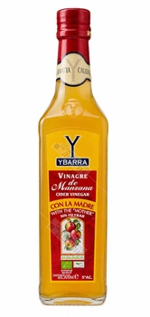 Уксус яблочный Aceites Ybarra нефильтрованный натуральный для салатов 500 мл