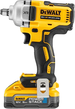 Ударний гайковерт DeWalt 18 V 1/2" 812 Нм з 2 акумуляторами 5 Аг (DCF891P2LRT-XJ)