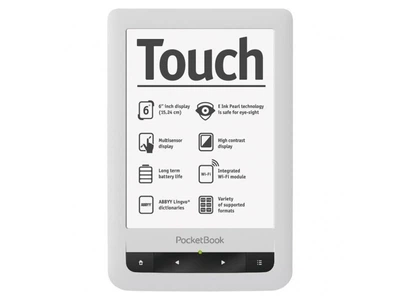 Електронна книга PocketBook Touch 622 White - Б/У