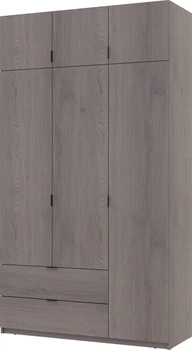 Шкаф для одежды Doros Лукас 3 ДСП 135х50х240 см Канноло (44900369)
