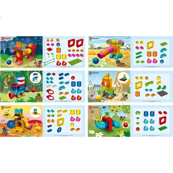 LEGO Education, 3-6 лет+, Duplo 45026 Большой набор для игры с трубами из частиц, развивающая игрушка для раннего обучения, украшение для дома.