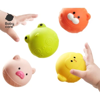 Набор игрушек Babycare Animal Touch развивающий, 8 предметов
