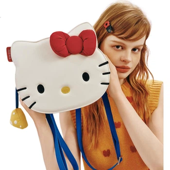 Рюкзак Toutou Hello Kitty Underarm KT Cat, милый подарок на день рождения для девочек, на День защиты детей, 1 июня, для студенток.