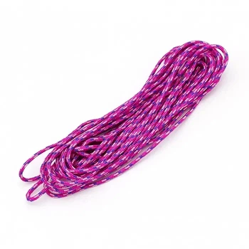 Шнур Paracord для плетіння 2мм 5м смугастий фуксія (79709948)