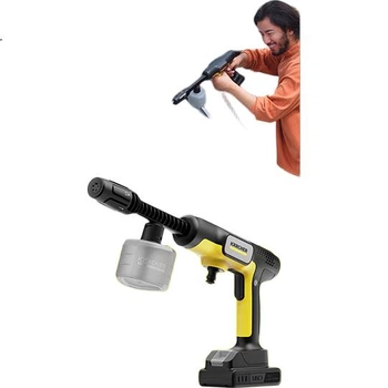 Беспроводная автомойка KARCHER KHB2 немецкого производства, машина для наружной мойки, пистолет-распылитель высокого давления, ручной, с литиевым аккумулятором.