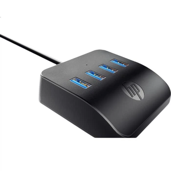 USB-подовжувач HP 1,5 м для ноутбука, багатопортовий подовжувач USB 3.0, комп'ютерний конвертер-розгалужувач з незалежним джерелом живлення