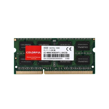 Барвистий модуль пам'яті для ноутбука DDR3L 8 ГБ 1600