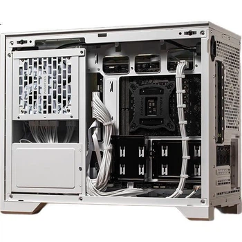 Корпус для настольного компьютера PHANTEKS XT M3 Mini Whirlwind MATX белого цвета с боковой панелью охлаждения (поддержка водяного охлаждения 360 мм / крышка для кабелей / поддержка задней панели ввода/вывода / Type-C)