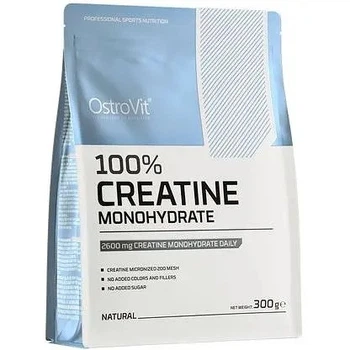 Креатин Моногідрат, Creatine Monohydrate, OstroVit, 300 г (Без Смаку)