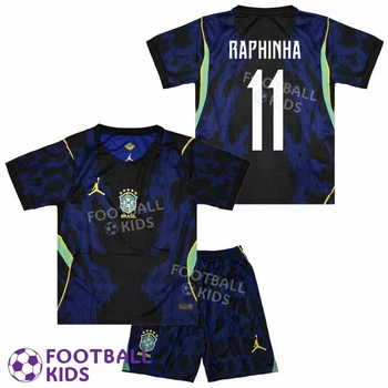 Футбольная форма для детей RAPHINHA 11 сборной Бразилии 2026 Away Brazil FIFA World Cup 125-135 см (set4752-137238-4)