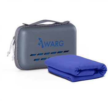 Полотенце из микрофибры быстросохнущее Warg Soft 50x100 cm туристическое синее