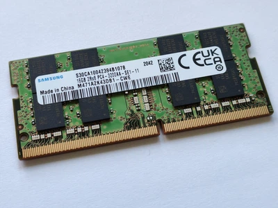 Модуль RAM SO-DIMM DDR4 16Gb Samsung 2Rx8 PC4 3200 00-00001521 - Б/В