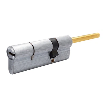Циліндр Securemme 3200QCS30601X5 К2 30/60 мм 5 ключів +1 монтажний ключ, з штоком, матовий хром 2335