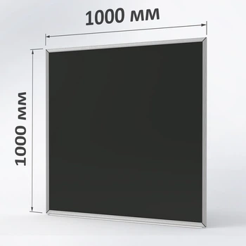 Магнітна крейдяна дошка ТСО графітова 100×100 см