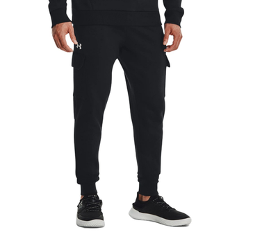 Штани чоловічі Under Armour UA Rival Fleece Cargo Jogger 1382134-001*AW25 xxl, чорний