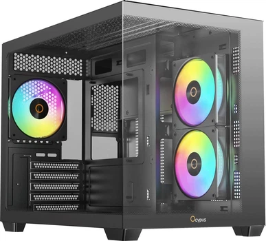 Корпус Ocypus Gamma C54 ARGB Black (GAMMA-C54-BKD300XX-GL)