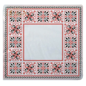 Салфетки бумажные сервировочные La Fleur Симметрический орнамент КТА 33×33 см 2 слоя 16 шт для декора праздничные