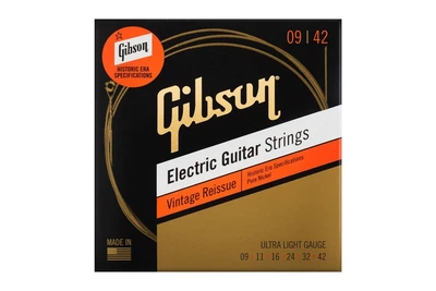 Струни для електрогітар GIBSON SEG-HVR9 VINTAGE REISSUE 9-42 ULTRA LIGHT (230469)