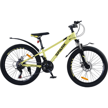 Велосипед SPARK SKY (колеса - 24", алюминиевая рама - 11") пастельно-желтый