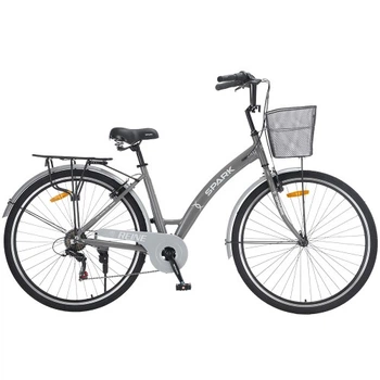 Велосипед SPARK CITY REINE (колеса - 28", алюмінієва рама - 18") сірий