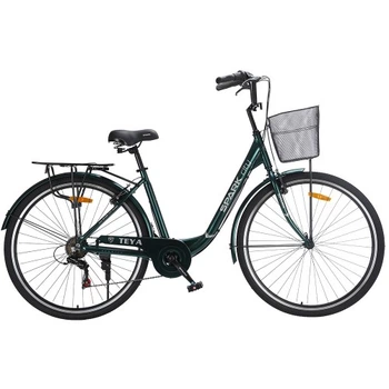 Велосипед SPARK CITY TEYA (колеса – 28", алюминиевая рама – 18") темно-зеленый