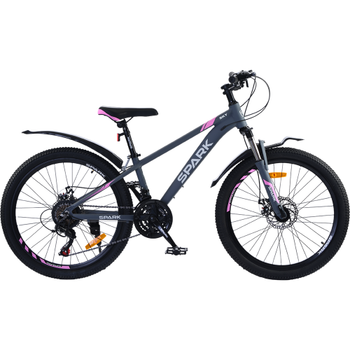 Велосипед SPARK SKY (колеса – 24", алюминиевая рама – 12") графитовый