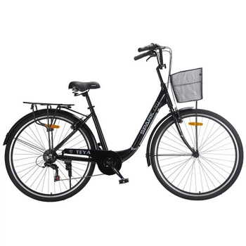 Велосипед SPARK CITY TEYA (колеса - 28", алюминиевая рама - 18") черный