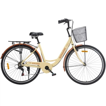 Велосипед SPARK CITY CELINE (колеса – 28", алюминиевая рама – 18") бежевый