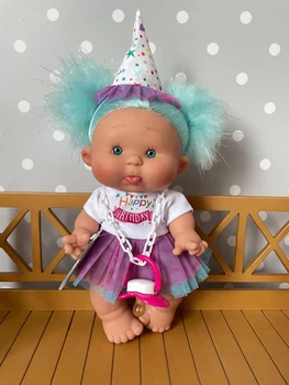 Пупсик Happy birthday Cotton Candy Nines d'Onil Pepotes с мятными волосами, 26 см